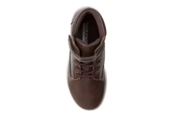 Deer Stags Boys Niles Lace-up Boot - Dark Brown -Nike || ADIDAS || Puma Shop US 01 700432 05