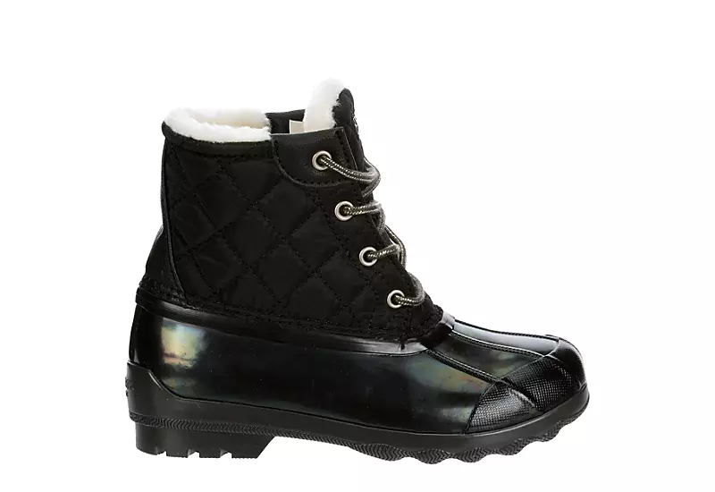 Sperry Girls Port Boot Rain Boot - Black 4 Sperry Girls Port Boot Rain Boot - Black - Image 2