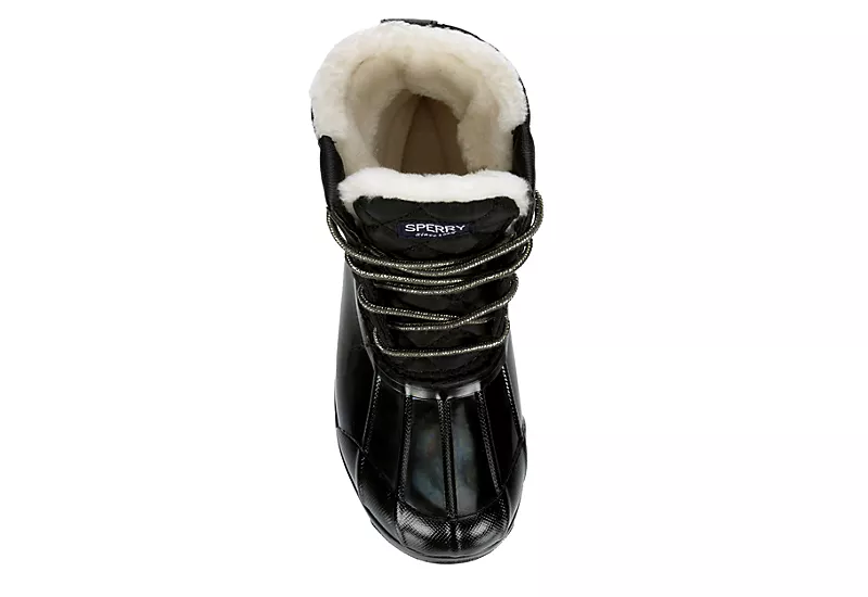 Sperry Girls Port Boot Rain Boot - Black 8 Sperry Girls Port Boot Rain Boot - Black - Image 6