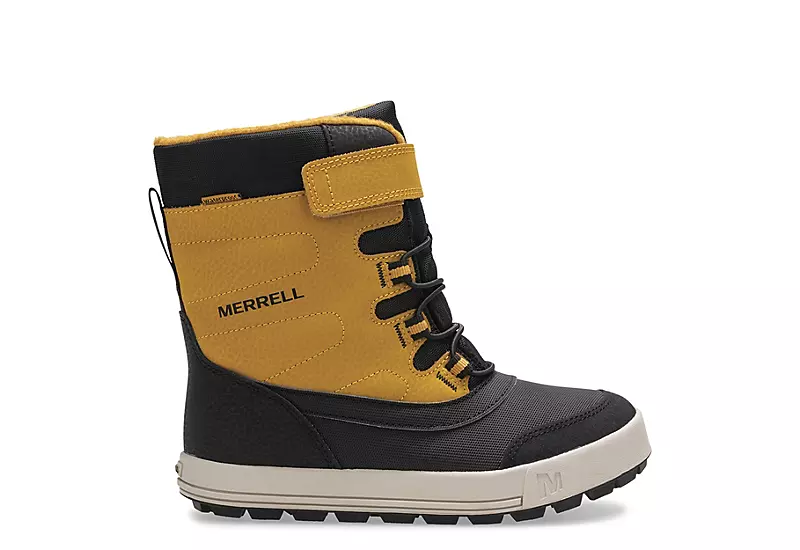 Merrell Boys Infant Snow Storm Snow Boot - Tan 4 Merrell Boys Infant Snow Storm Snow Boot - Tan - Image 2