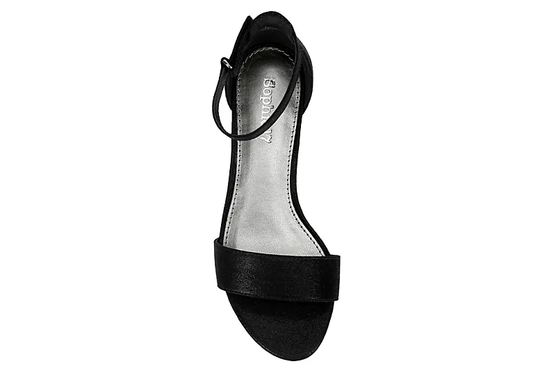 Sophie17 Girls Krystal Dress Sandal - Black 8 Sophie17 Girls Krystal Dress Sandal - Black - Image 6