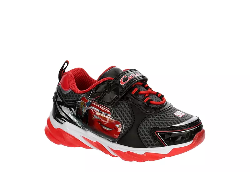 Disney Boys Infant Cars Light Up Sneaker - Red 3 Disney Boys Infant Cars Light Up Sneaker - Red