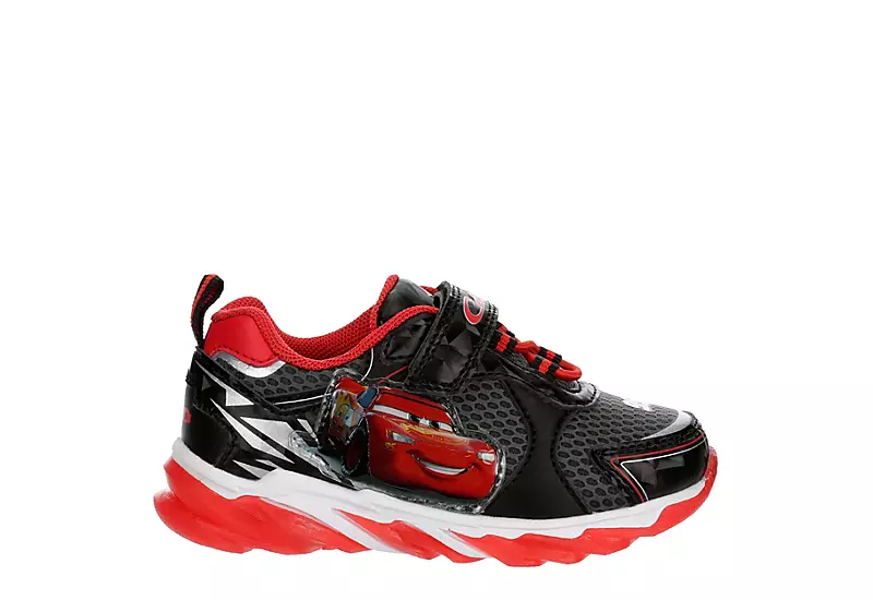 Disney Boys Infant Cars Light Up Sneaker - Red 4 Disney Boys Infant Cars Light Up Sneaker - Red - Image 2