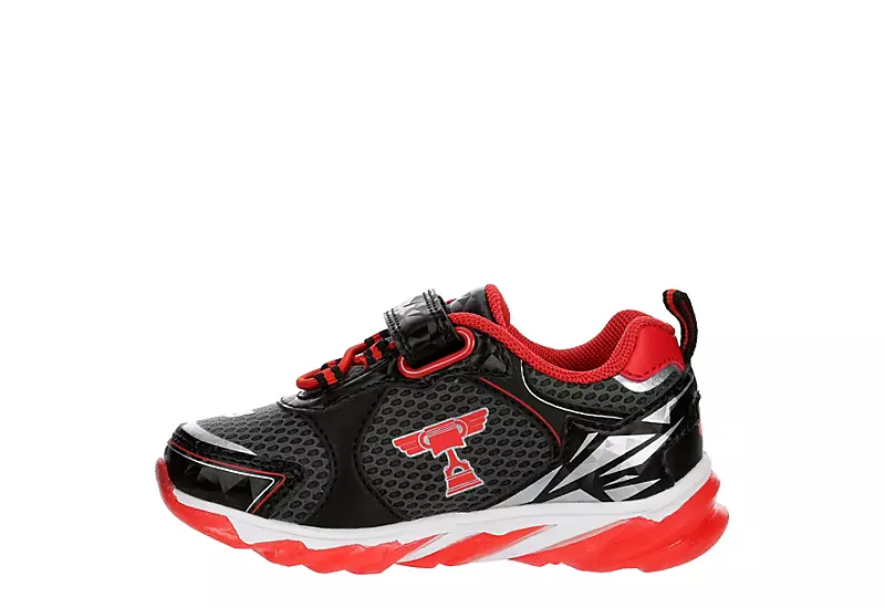 Disney Boys Infant Cars Light Up Sneaker - Red 6 Disney Boys Infant Cars Light Up Sneaker - Red - Image 4