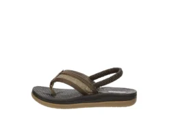 West Harris Boys Infant Lil Cove Flip Flop Sandal - Brown -Nike || ADIDAS || Puma Shop US 01 702212 03