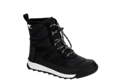 Sorel Boys Whitney Ii Short Lace Wp Snow Boot - Black