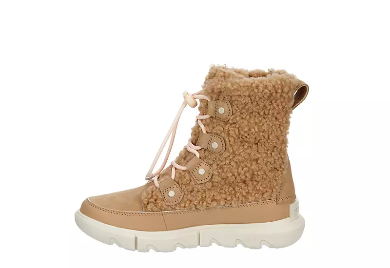 Sorel Girls Explorer Cozy Wp Snow Boot - Blush 6 Sorel Girls Explorer Cozy Wp Snow Boot - Blush - Image 4