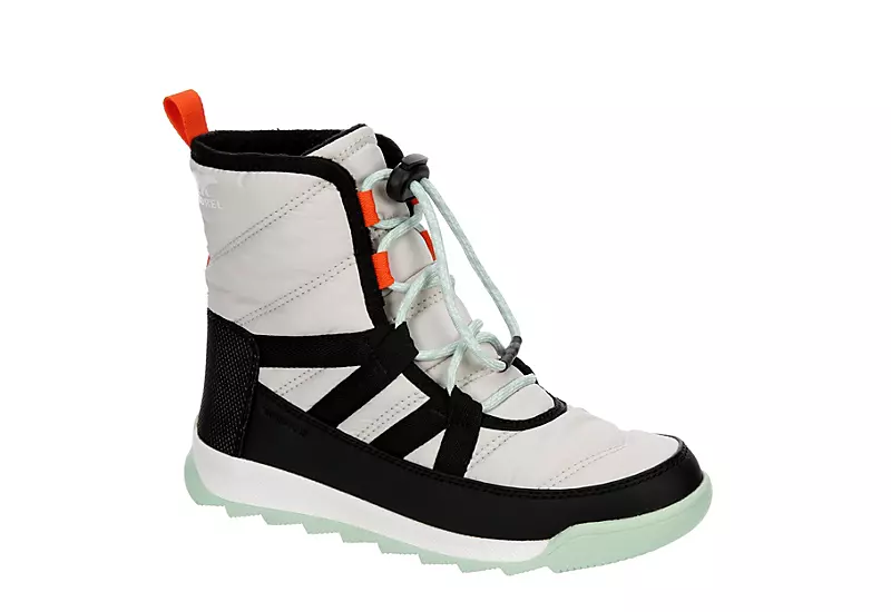 Sorel Girls Whitney Ii Short Lace Wp Snow Boot - Grey 3 Sorel Girls Whitney Ii Short Lace Wp Snow Boot - Grey