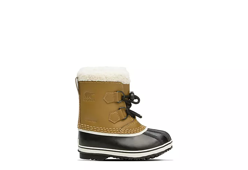 Sorel Boys Infant Pac Tp Wp Snow Boot - Tan 4 Sorel Boys Infant Pac Tp Wp Snow Boot - Tan - Image 2