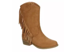 Dv By Dolce Vita Girls Lillyth Western Boot - Tan