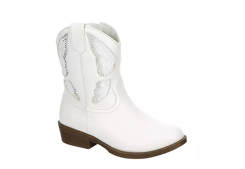 Madden Girl Girls Mpillar Western Boot - White 3 Madden Girl Girls Mpillar Western Boot - White
