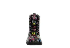Skechers Girls Gravlen Combat Boot - Black -Nike || ADIDAS || Puma Shop US 01 702463 02