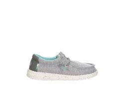 Heydude Boys Wally Youth Slip On Sneaker - Grey -Nike || ADIDAS || Puma Shop US 01 702473 01
