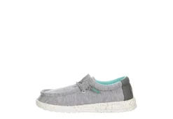 Heydude Boys Wally Youth Slip On Sneaker - Grey -Nike || ADIDAS || Puma Shop US 01 702473 03