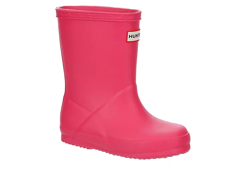 Hunter Boots Llc Girls Infant Original First Classic Rain Boot - Pink 3 Hunter Boots Llc Girls Infant Original First Classic Rain Boot - Pink