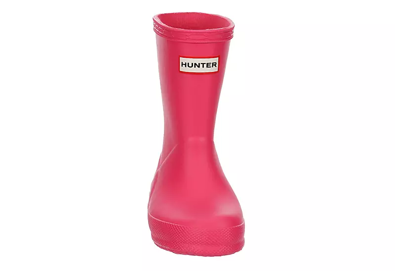 Hunter Boots Llc Girls Infant Original First Classic Rain Boot - Pink 5 Hunter Boots Llc Girls Infant Original First Classic Rain Boot - Pink - Image 3