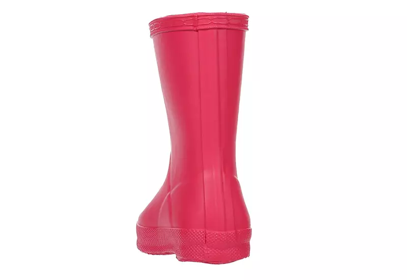 Hunter Boots Llc Girls Infant Original First Classic Rain Boot - Pink 7 Hunter Boots Llc Girls Infant Original First Classic Rain Boot - Pink - Image 5