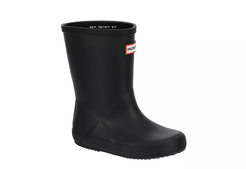 Hunter Boots Llc Boys Infant Original First Classic Rain Boot - Black 3 Hunter Boots Llc Boys Infant Original First Classic Rain Boot - Black