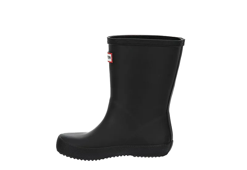 Hunter Boots Llc Boys Infant Original First Classic Rain Boot - Black 6 Hunter Boots Llc Boys Infant Original First Classic Rain Boot - Black - Image 4