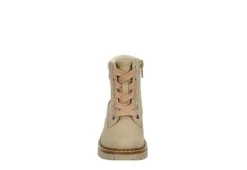 Cupcake Couture Girls Infant Lil Lexi Lace-up Boot - Beige -Nike || ADIDAS || Puma Shop US 01 702522 02