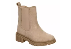 Cupcake Couture Girls Lil Cora Chelsea Boot - Blush
