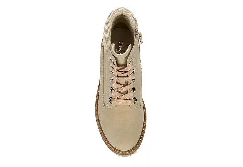 Cupcake Couture Girls Lexi Lace-up Boot - Beige 8 Cupcake Couture Girls Lexi Lace-up Boot - Beige - Image 6