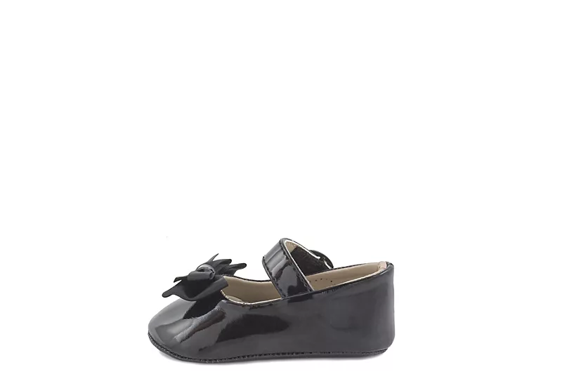 Baby Deer Girls Infant Mckenna Dress Flat - Black 6 Baby Deer Girls Infant Mckenna Dress Flat - Black - Image 4