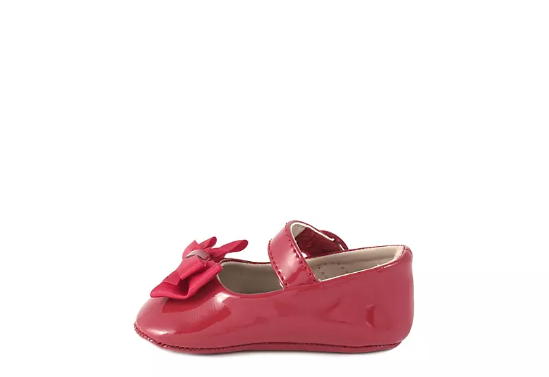 Baby Deer Girls Infant Mckenna Dress Flat - Red 6 Baby Deer Girls Infant Mckenna Dress Flat - Red - Image 4