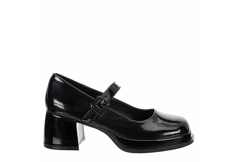 Steve Madden Girls Jkitty Mary Jane Dress Shoe - Black 4 Steve Madden Girls Jkitty Mary Jane Dress Shoe - Black - Image 2
