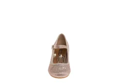 Badgley Mischka Girls Glitterful Dress Shoe - Rose Gold -Nike || ADIDAS || Puma Shop US 01 702611 02