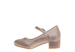Badgley Mischka Girls Glitterful Dress Shoe - Rose Gold -Nike || ADIDAS || Puma Shop US 01 702611 03