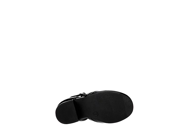 Rachel Shoes Girls Infant Lil Valeria Dress Heel - Black 9 Rachel Shoes Girls Infant Lil Valeria Dress Heel - Black - Image 7