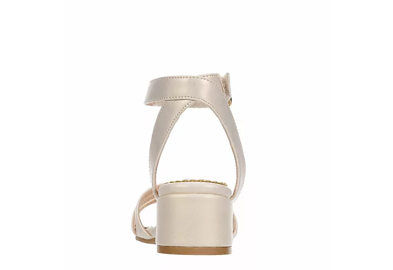 Rachel Shoes Girls Elodie Dress Heel - Beige 7 Rachel Shoes Girls Elodie Dress Heel - Beige - Image 5