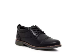 Steve Madden Boys Boliverr Dress Shoe - Black