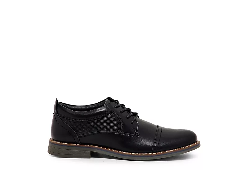 Steve Madden Boys Boliverr Dress Shoe - Black 4 Steve Madden Boys Boliverr Dress Shoe - Black - Image 2