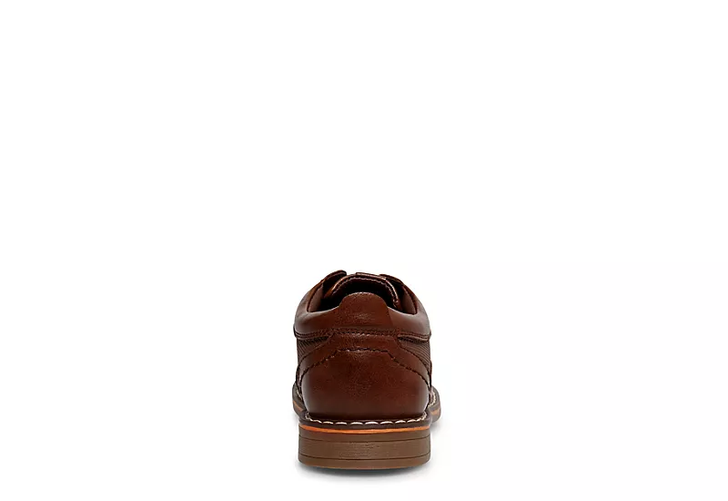 Steve Madden Boys Boliverr Dress Shoe - Cognac 6 Steve Madden Boys Boliverr Dress Shoe - Cognac - Image 4