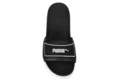 Puma Girls Karmen Slide Sandal - Black -Nike || ADIDAS || Puma Shop US 01 702763 05