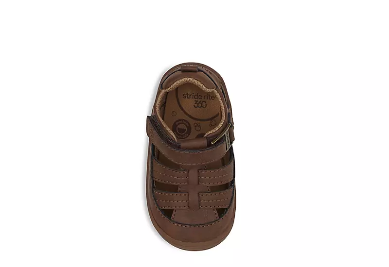 Stride Rite Boys Infant Amos 3.0 Sandal - Brown 8 Stride Rite Boys Infant Amos 3.0 Sandal - Brown - Image 6