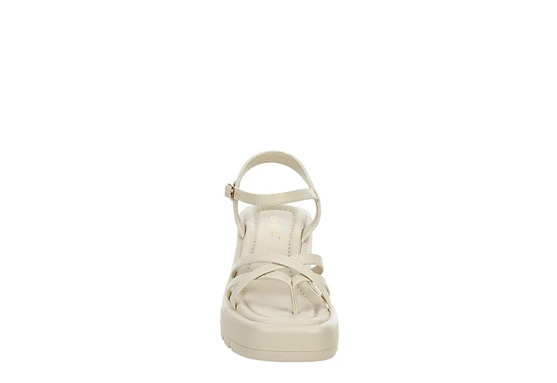 Limelight Girls Sage Wedge Sandal - Bone 5 Limelight Girls Sage Wedge Sandal - Bone - Image 3