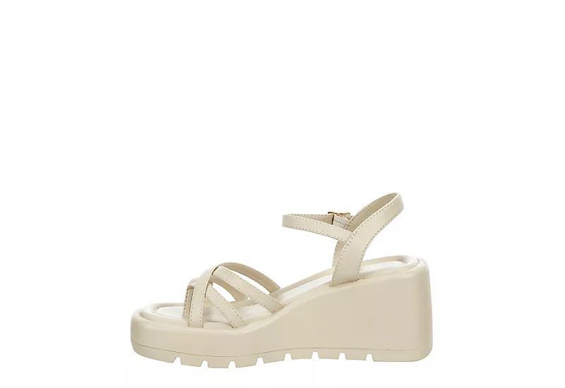 Limelight Girls Sage Wedge Sandal - Bone 6 Limelight Girls Sage Wedge Sandal - Bone - Image 4