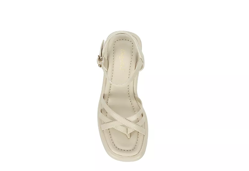 Limelight Girls Sage Wedge Sandal - Bone 8 Limelight Girls Sage Wedge Sandal - Bone - Image 6
