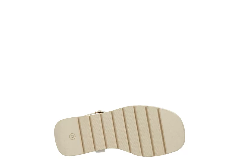 Limelight Girls Sage Wedge Sandal - Bone 9 Limelight Girls Sage Wedge Sandal - Bone - Image 7