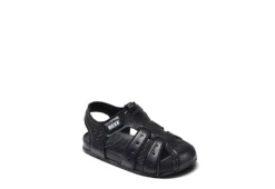 Reef Boys Infant Little Water Beachy Sandal - Black