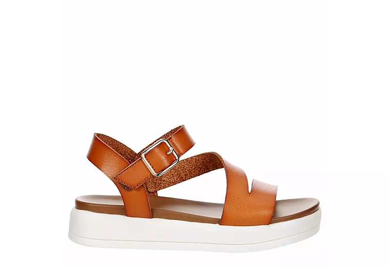 Limelight Girls Marlow Platform Sandal - Cognac 4 Limelight Girls Marlow Platform Sandal - Cognac - Image 2