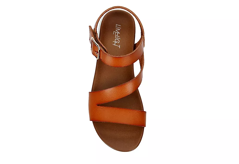 Limelight Girls Marlow Platform Sandal - Cognac 8 Limelight Girls Marlow Platform Sandal - Cognac - Image 6