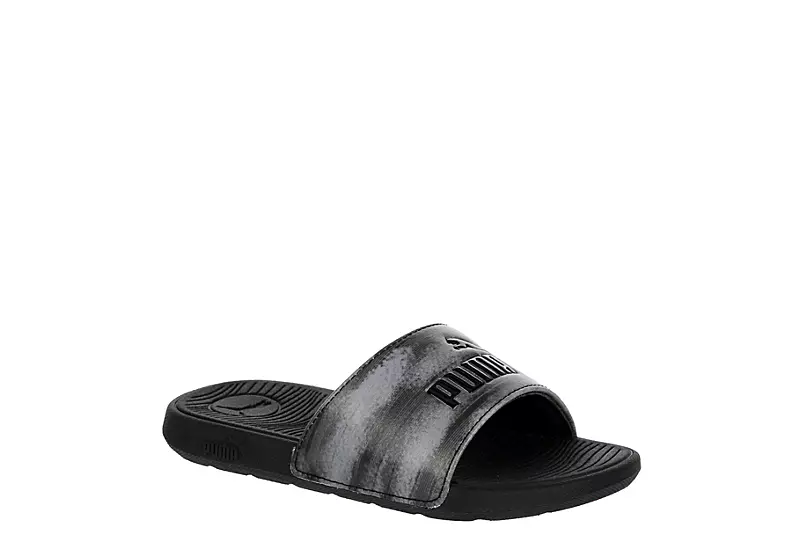 Puma Boys Cool Cat 2.0 Sport Slide Sandal - Black 3 Puma Boys Cool Cat 2.0 Sport Slide Sandal - Black