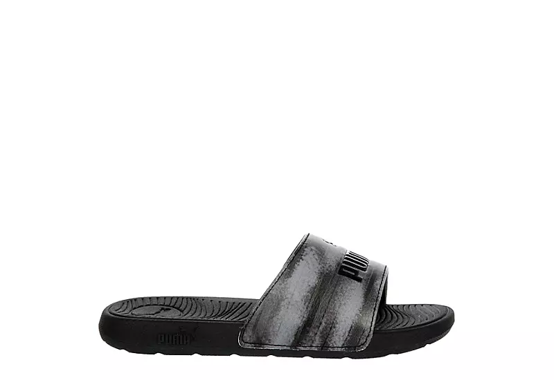 Puma Boys Cool Cat 2.0 Sport Slide Sandal - Black 4 Puma Boys Cool Cat 2.0 Sport Slide Sandal - Black - Image 2