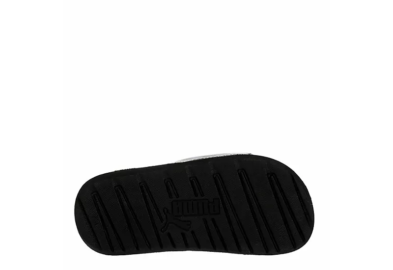 Puma Boys Cool Cat 2.0 Sport Slide Sandal - Black 9 Puma Boys Cool Cat 2.0 Sport Slide Sandal - Black - Image 7