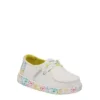 Heydude Girls Infant Wendy Toddler Slip On Sneaker - White -Nike || ADIDAS || Puma Shop US 01 702918 00