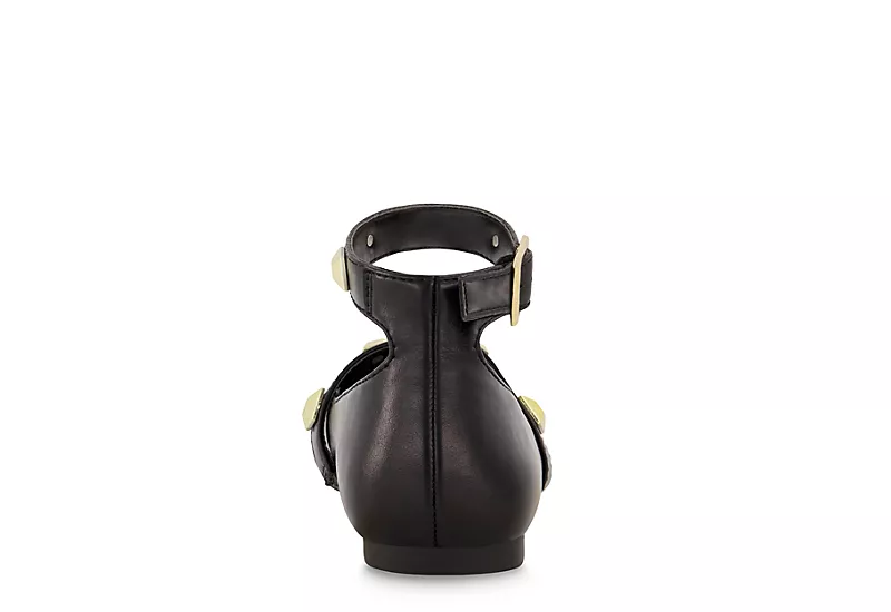 Marc Fisher Girls Tashi Buckle Dress Flat - Black 7 Marc Fisher Girls Tashi Buckle Dress Flat - Black - Image 5